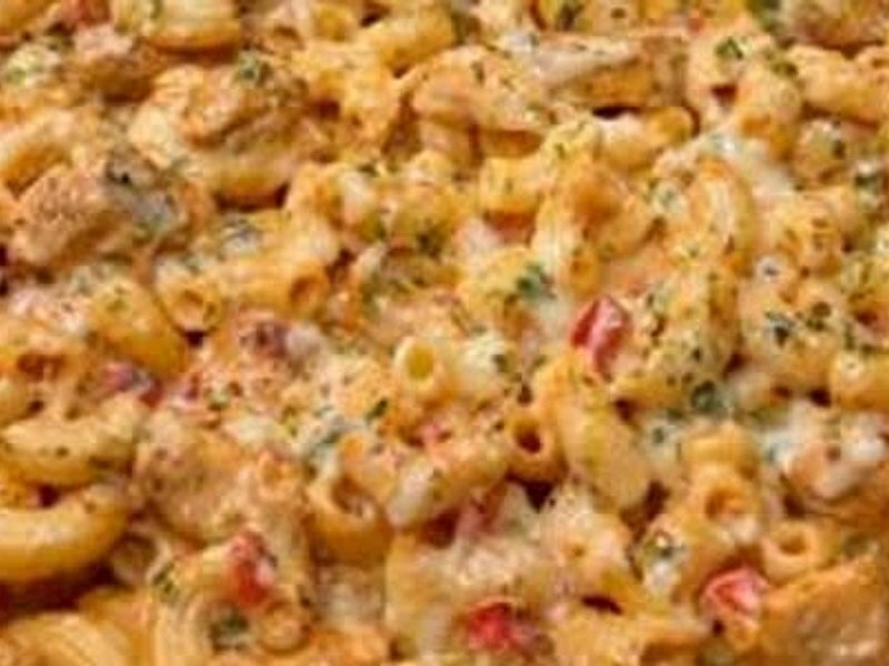 Chicken Fajita Mac n Cheese